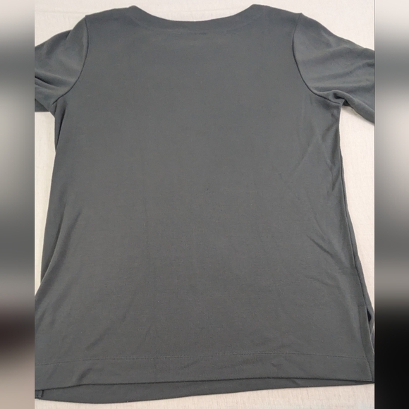 Bob Mackie Wearable Art Taupe Blouse Featuring Grapes Medium - Picture 6 of 8